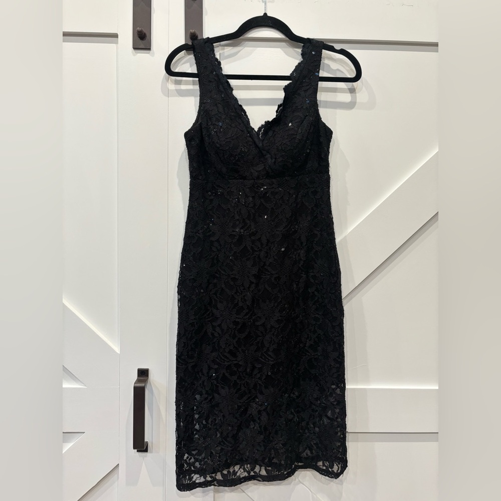 Jump Black Lace Midi Dress